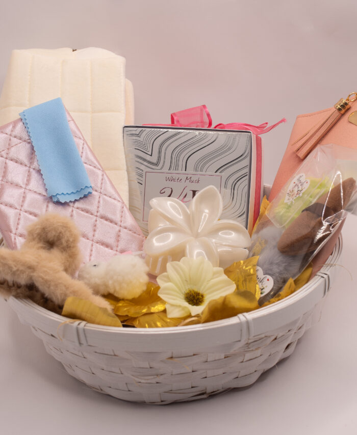 CESTA CORAZÓN DE VIDA WHITE