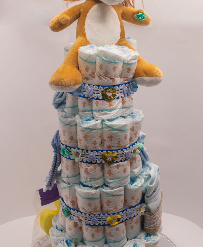 TARTA DE PAÑALES MARIO